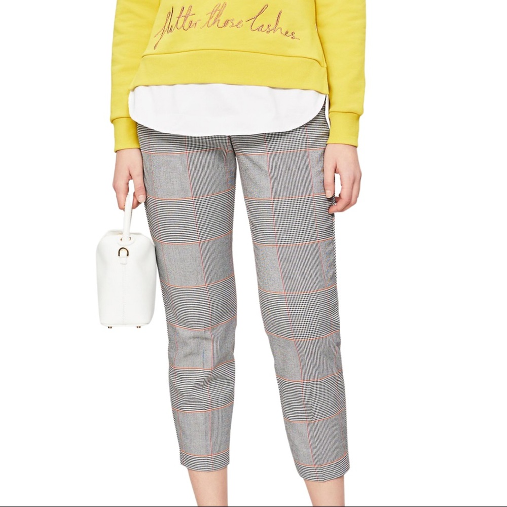 Ted Baker DARCEYT Houndstooth Crop Trouser Pants - Picture 4 of 16